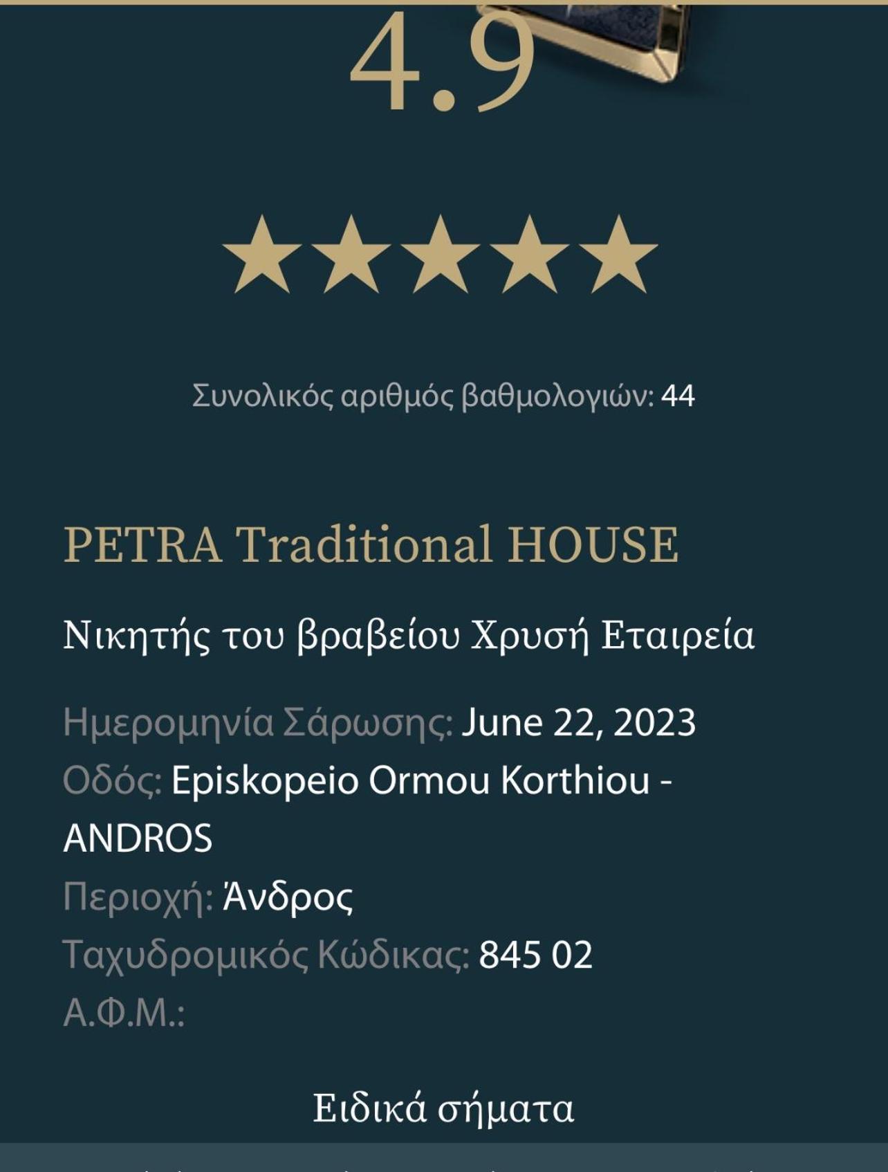 Petra Traditional House Episkopion  外观 照片
